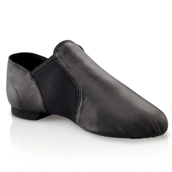 CAPEZIO E-Series Slip-on Jazz Shoe in Black EJ2 - Picture 4 of 7
